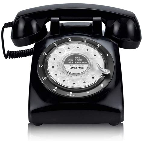 Buy Retro Rotary Telephone, Glodeals Retro Design Classic Style Dial ...