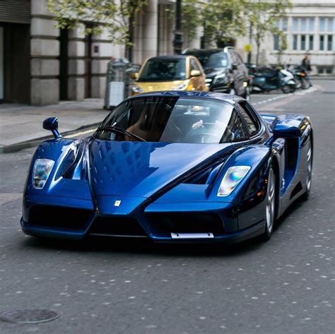 Ferrari Enzo painted in Tour de France Blue Photo taken by: @bd.automotive on Instagram # ...