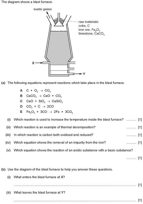 Igcse Chemistry Past Papers