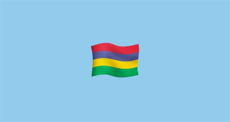 🇲🇺 Flag: Mauritius Emoji on Twitter Emoji Stickers 13.1