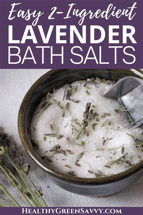 Homemade Lavender Bath Salts Recipe (2 Easy Options)