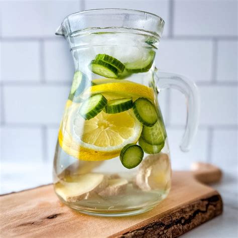 Cucumber Lemon Ginger Water Recipe, 41% OFF