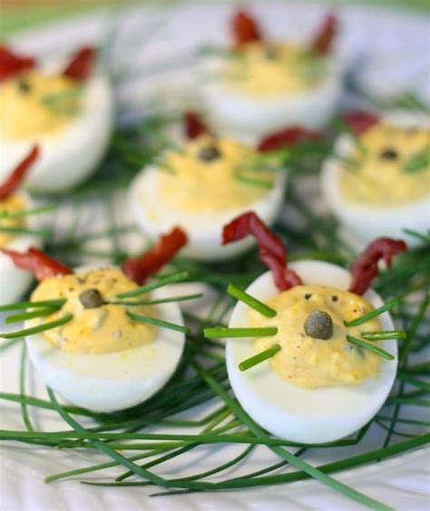 M is for: Maple Mustard Deviled Easter Eggs {+ a foolproof trick for ...