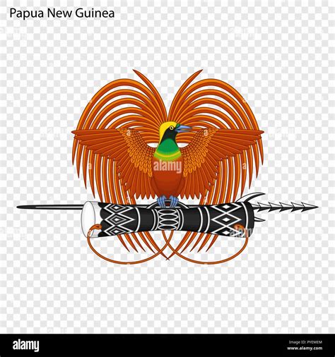 Emblem of Papua New Guinea. National Symbol Stock Vector Image & Art ...