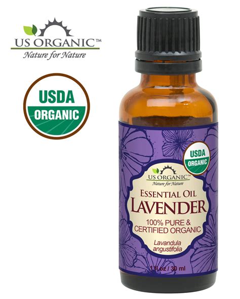 100% Pure Certified USDA Organic - Lavender Essential Oil – US Organic ...