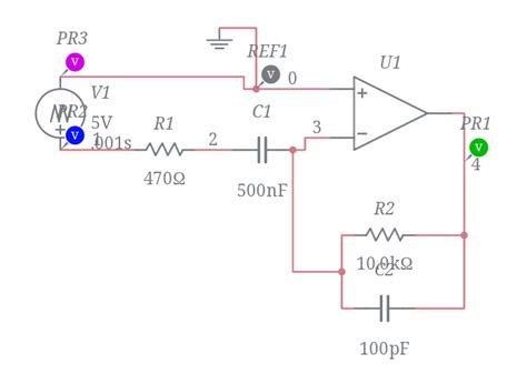 practical differentiator circuit (1) - Multisim Live