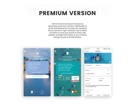 journi App - a beautiful travel journal | Behance