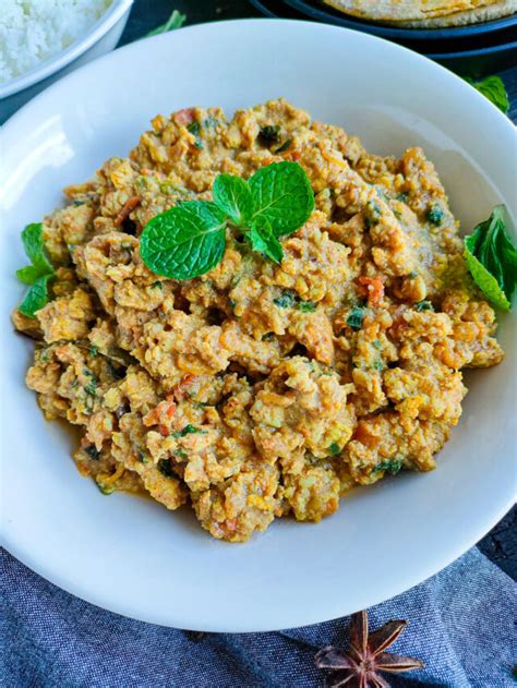 Easy Chicken Keema Masala - Go Healthy Ever After