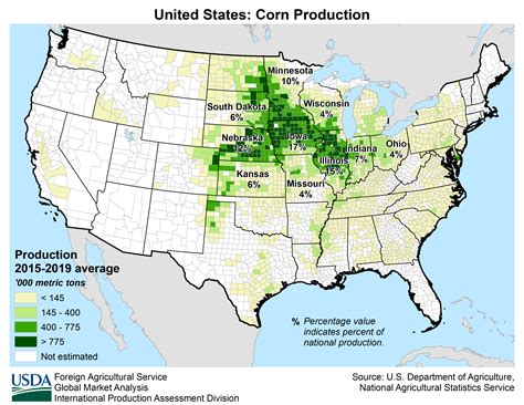 United States - Crop Production Maps