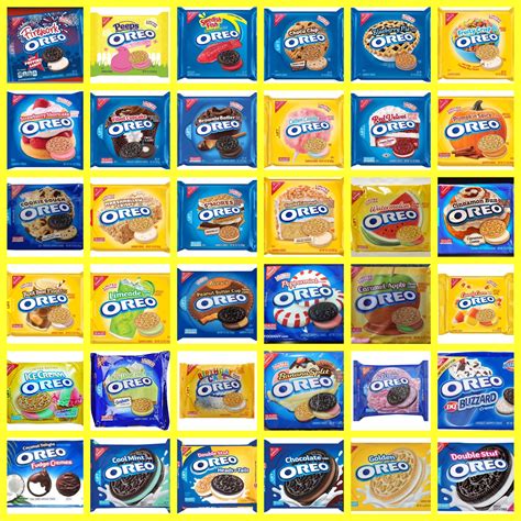 The Oreo Collection Oreo Cookie Flavors, Oreo Cookies, Nabisco Oreo, Golden Oreo, Oreo Fudge ...