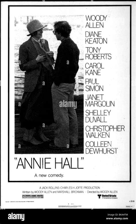 Annie hall movie poster Black and White Stock Photos & Images - Alamy