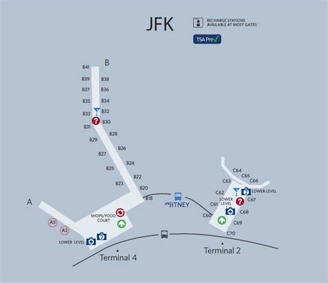 JFK International Airport Map | Delta Air Lines