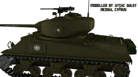 Sherman Tank M4A2 3D Model BLEND | CGTrader.com