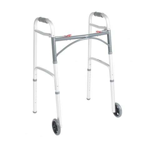 Drive Folding Walker Junior Aluminum 350 lbs. 25 to 32.25 Inch ...