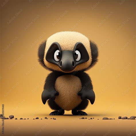 Cute Cartoon Honey Badger Character (Generative AI) Stock Illustration | Adobe Stock