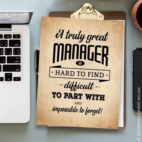 Great Male Manager Quote Gifts, Office Manager Appreciation Printable ...