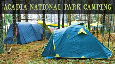 Comprehensive Guide To Acadia National Park Camping