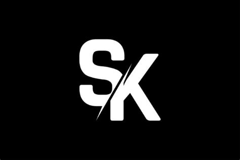 Monogram SK Logo Design Graphic by Greenlines Studios · Creative Fabrica