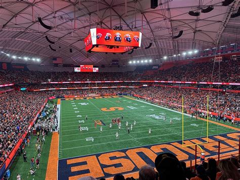 JMA Wireless Dome, home of the Syracuse OrangeDome - Facts, figures ...