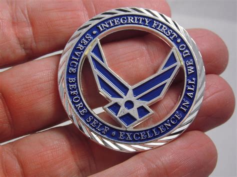 US Air Force Core Values Challenge Coin USAF Collectible Coin Airman Collectible From ...