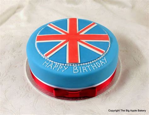 British flag cake