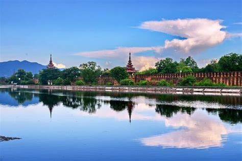 The Time Bridge of Myanmar Past and Present - Mandalay Palace