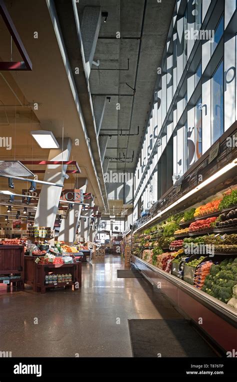 Produce Section on a Supermarket Stock Photo - Alamy