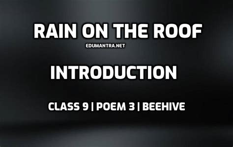 Rain on the Roof Introduction | Easy Language