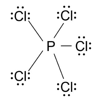 PCl5 (Phosphorus Pentachloride) Lewis Structure