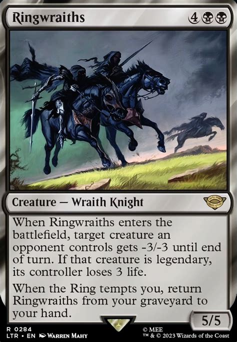 LOTR Wraith (Commander / EDH MTG Deck)