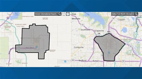 DIA is bigger than multiple major cities, all but 1 other airport ...