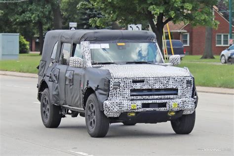 Spy Photos: New Ford Bronco Hybrid With Built-in Overland Accessories ...