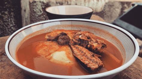 Fufu stock photo. Image of fish, food, fufu, soup, ghana - 167332766