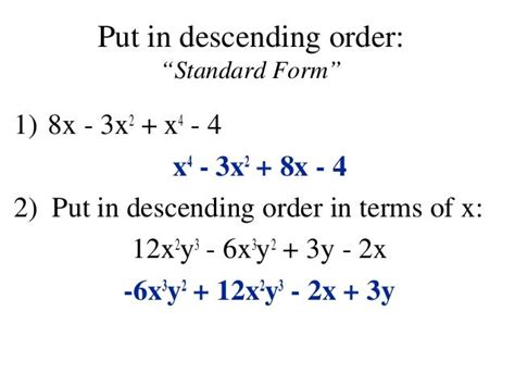 Polynomials Introduction