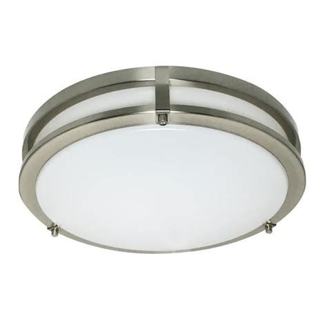 Design House 578641 Ripon Integrated LED 14.5 Inch Indoor Ceiling Light Dimmable with Frosted ...