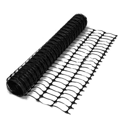 Oypla | 1m x 25m Black Barrier Fencing | Shop Online Today