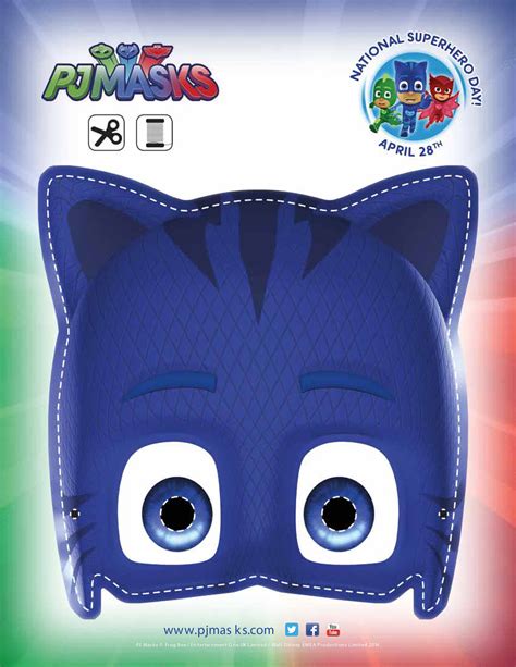 Catboy Mask | Mandy's Party Printables