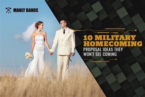 10 Military Homecoming Proposal Ideas They Won't See Coming– Manly Bands