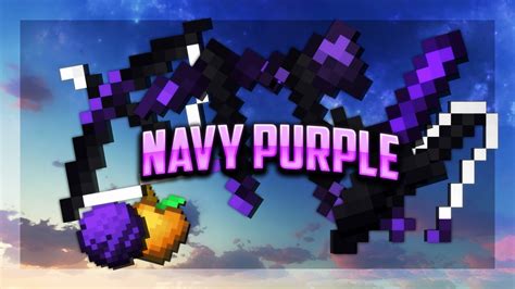 Navy Purple 16x FPS PVP Pack Minecraft Texture Pack