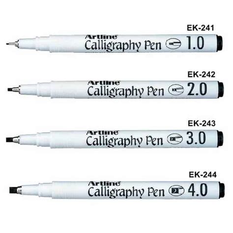 Review: Artline Calligraphy Pen - Pen Vibe