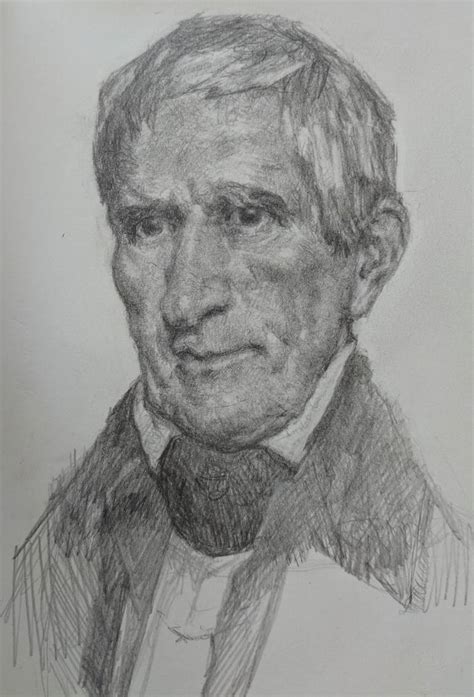 William Henry Harrison Portrait Sketch Drawing by Jeffrey Casto ...