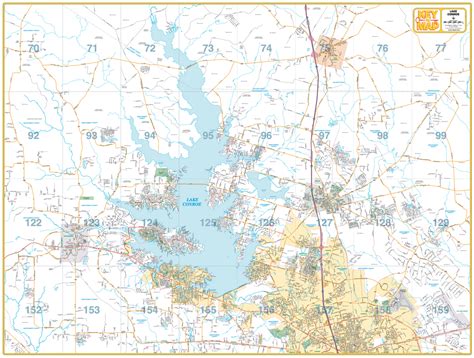 Lake Conroe – Houston Map Company