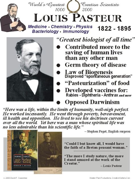 Louis Pasteur developed the germ theory of disease & revolutionized medicine. | Louis pasteur ...