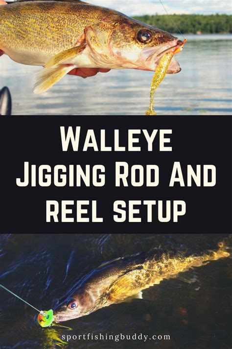 Walleye Jigging Rod And Reel Setup in 2021 | Walleye, Walleye jigs, Walleye rigs