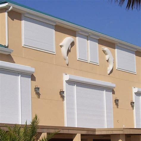 Roll down Hurricane Shutters are a fast way to protect your home. With a click of a button you ...