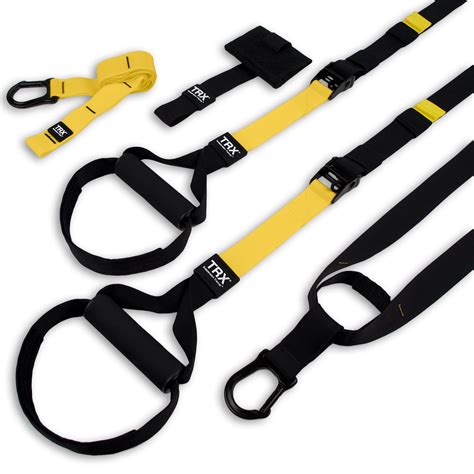 TRX All in 1 Suspension Trainer Resistance Straps Workout System w/ App ...