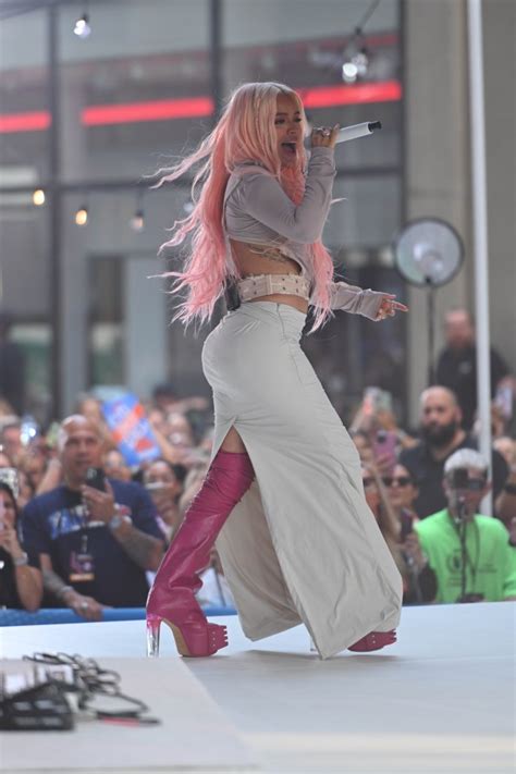 Karol G Elevates Y2K Style in Thigh-High Platforms on ‘Today’ Show ...