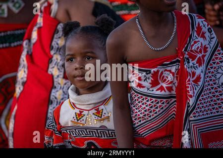 LUDZIDZINI, ESWATINI (SWAZILAND) - 2023 The annual Umhlanga - Reed Dance. King Mswati III - Day1 ...