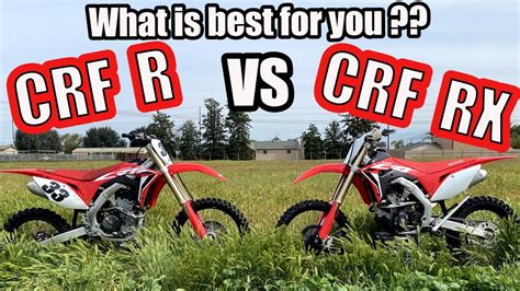 CRF250RX VS CRF250R - YouTube