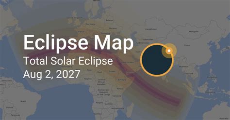 Eclipse Path of Total Solar Eclipse on August 2, 2027